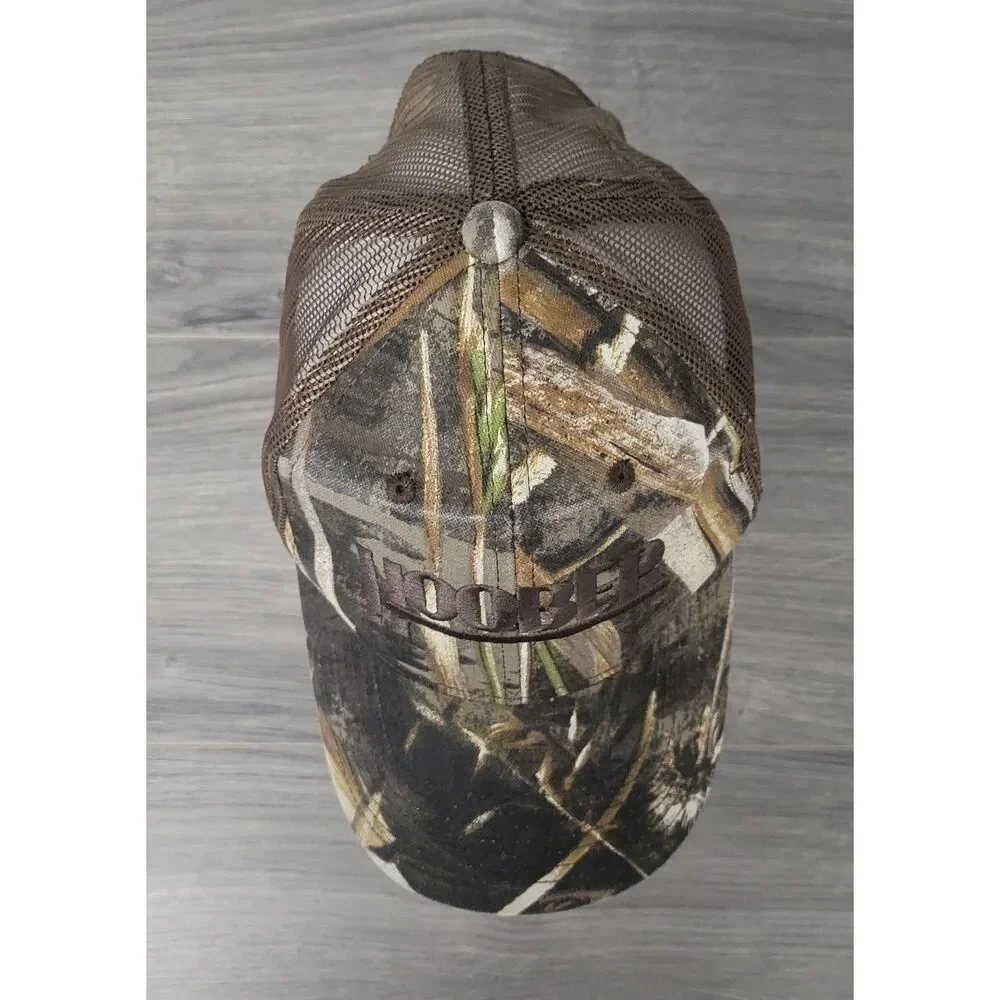Bretmor Headwear Mens Hoober Camouflage Trucker Strapback Hat American Flag